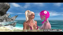 Beach Lesbians sex