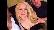 Blonde Anal Threesome sex