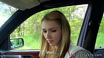 Blonde Car sex