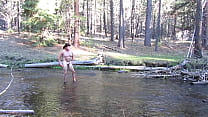 Bathing Naked In The Creek sex