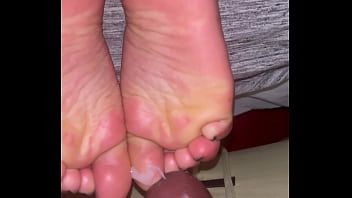 Cum On Foot sex