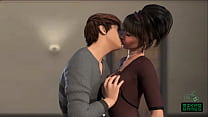 Brunette Milf Kissing sex
