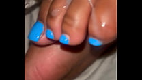 Toes Cum sex