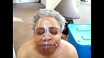 Ebony Facial Cumshot sex