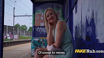 Public Train Blowjob sex