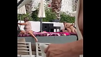 By Pool sex