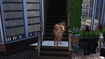 Stairs Blowjob sex