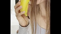 Girl With Banana sex