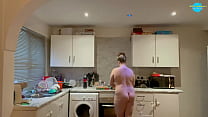 Solo Naked Cleaning sex