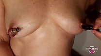 Stretched Nipple Piercings sex