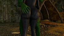 Hulk Black Widow sex