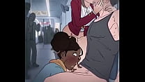 Cartoon Threesome sex