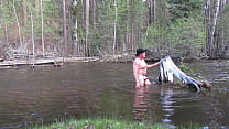 Naked Skiiny Dip In The River sex