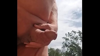 Outdoor Cum sex