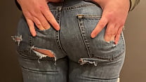 Jeans Grope sex