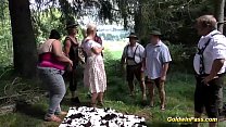 German Gangbang sex