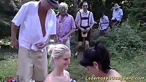 German Gangbang sex