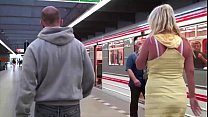 Public Train Blowjob sex