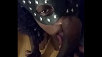 Slim Ebony Sucking Dick sex