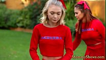 Lesbian Cheerleader sex