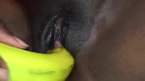 Banana Masturbating sex