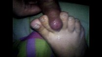 Footjob Handjob sex