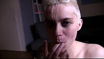 Blonde Shaved Pussy Blowjob sex