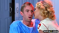 Blonde Nurse sex