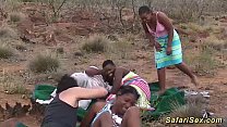 Hot African sex