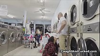 Laundromat sex
