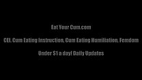 Cum Eating Instructions Clips sex