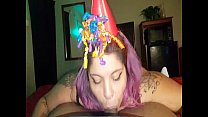 Birthday Blowjob sex