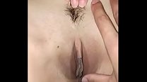 Rasierte Pussy sex