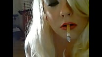 Blonde Smoker sex