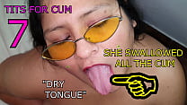 Tongue Cumshot sex