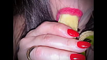 Banana Blowjob sex