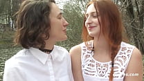 Lesbian Double Dildo sex