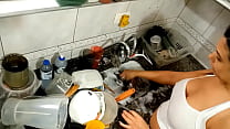 Cleaning Girl sex