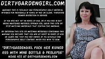 Wine Bottle Anal sex