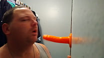 Sucking Dildo sex