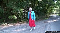 Granny Outdoor sex