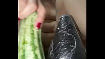 Big Zucchini In Anal sex