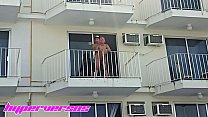 Balcony Flashing sex