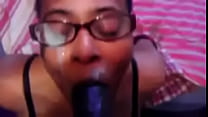 Glasses Cum sex