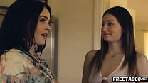 Lesbian Mom Threesome sex