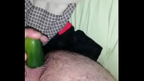 Huge Cucumber sex