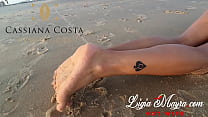 Latina Na Praia sex