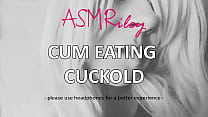 Cuckold Eating Cum sex