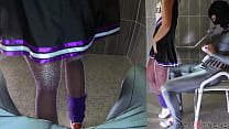 Purple Pantyhose sex