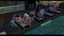 Pool Party Orgy sex